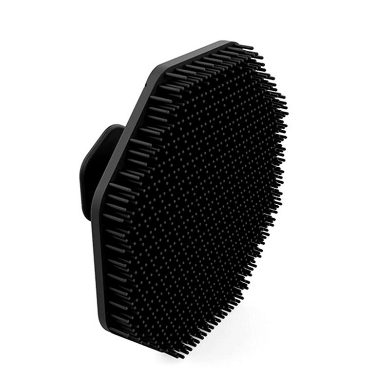 Silicone Face Scrubber Electric - TAIGH製 シリコン製フェイシャルスクラバー 2個入り。柔らかいシリコン製で、毛穴の汚れを落とし、顔のマッサージ効果もあるクレンジングブラシ。ブラック。使いやすい。