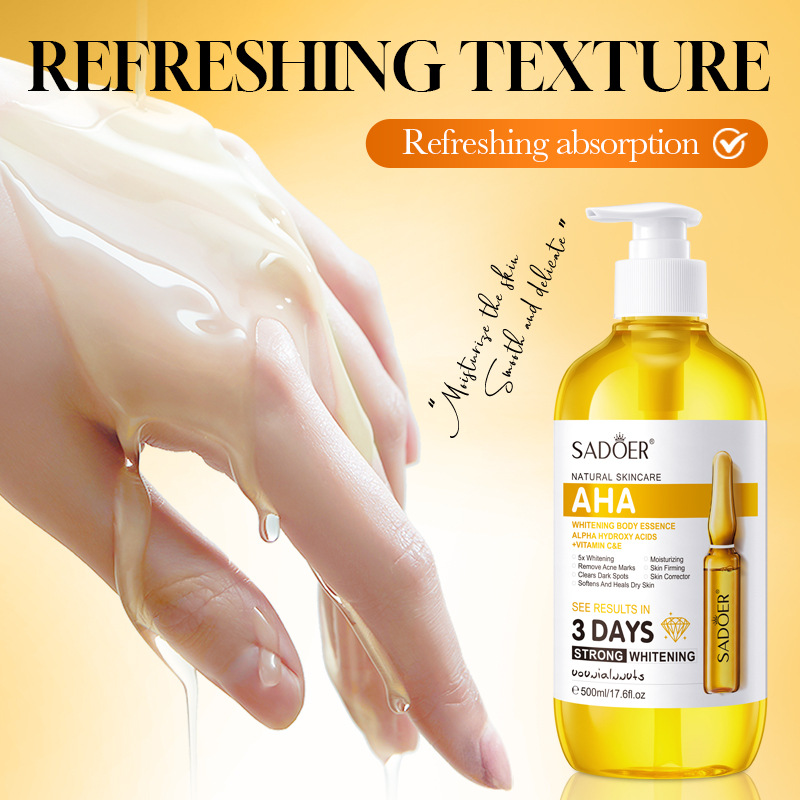 SADOER AHA ホワイトニング ボディ エッセンス 5 - Hyaluronic Acid Facial Serum のレビューと価格