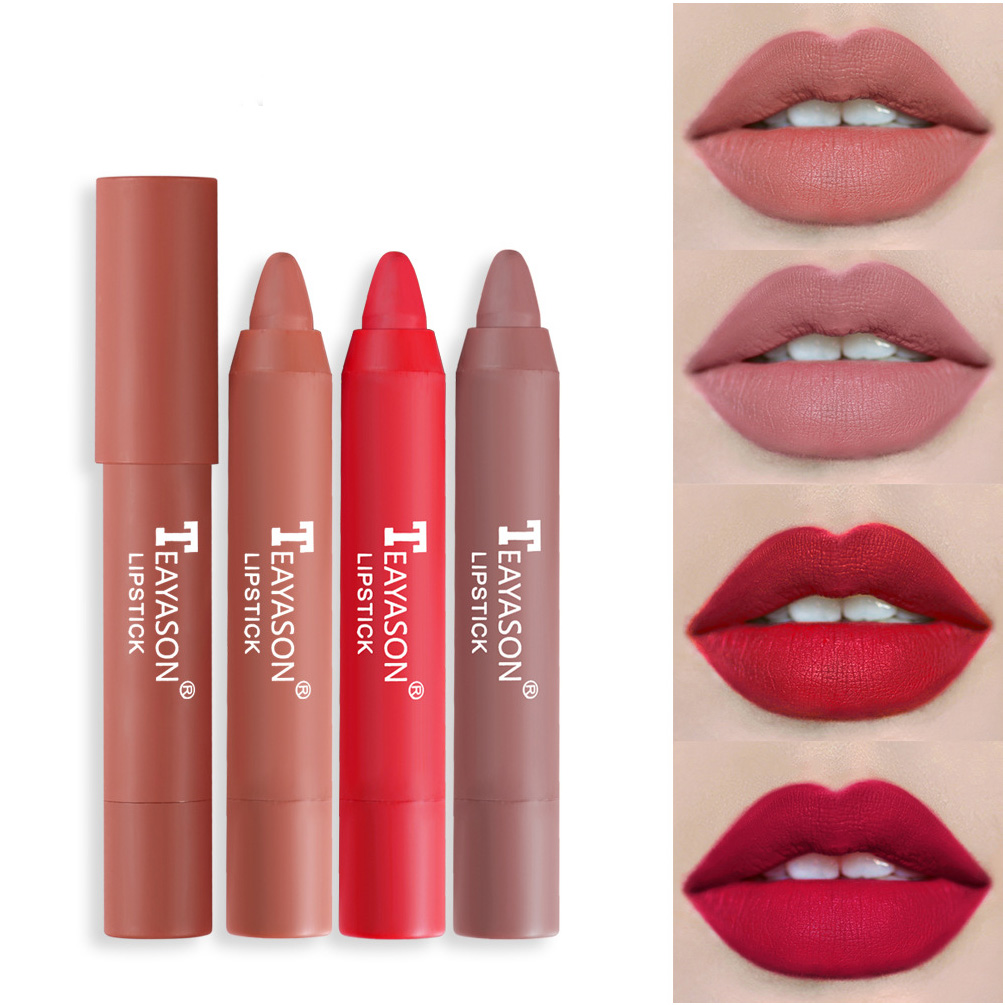 ヌードカラーのベルベットマットリップペンシル。ウォータープル - Matte Velvet Lip Tint Long Lasting のレビューと価格