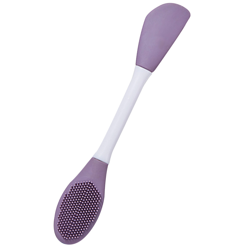 シリコン製のデュアルヘッドフェイスマスクブラシ。泥マスクの塗 - Silicone Face Scrubber Electric のレビューと価格