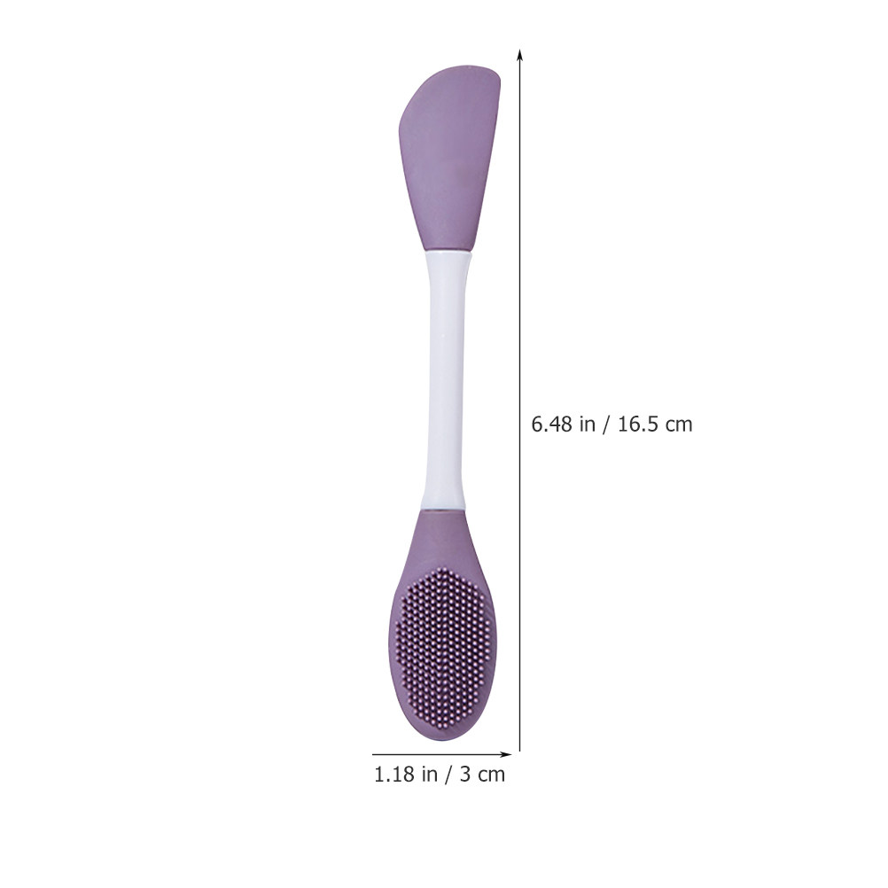 シリコン製のデュアルヘッドフェイスマスクブラシ。泥マスクの塗 - Silicone Face Scrubber Electric のレビューと価格