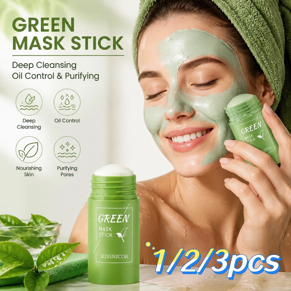 1/2/3 個緑茶マスクディープクレンジング緑茶粘土スティッ - Green Tea Cleansing Clay Mask のレビューと価格