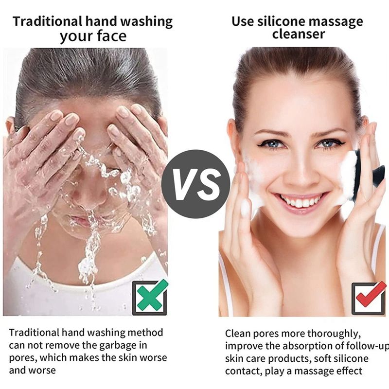 TAIGH製 シリコン製フェイシャルスクラバー 2個入り。柔 - Silicone Face Scrubber Electric のレビューと価格