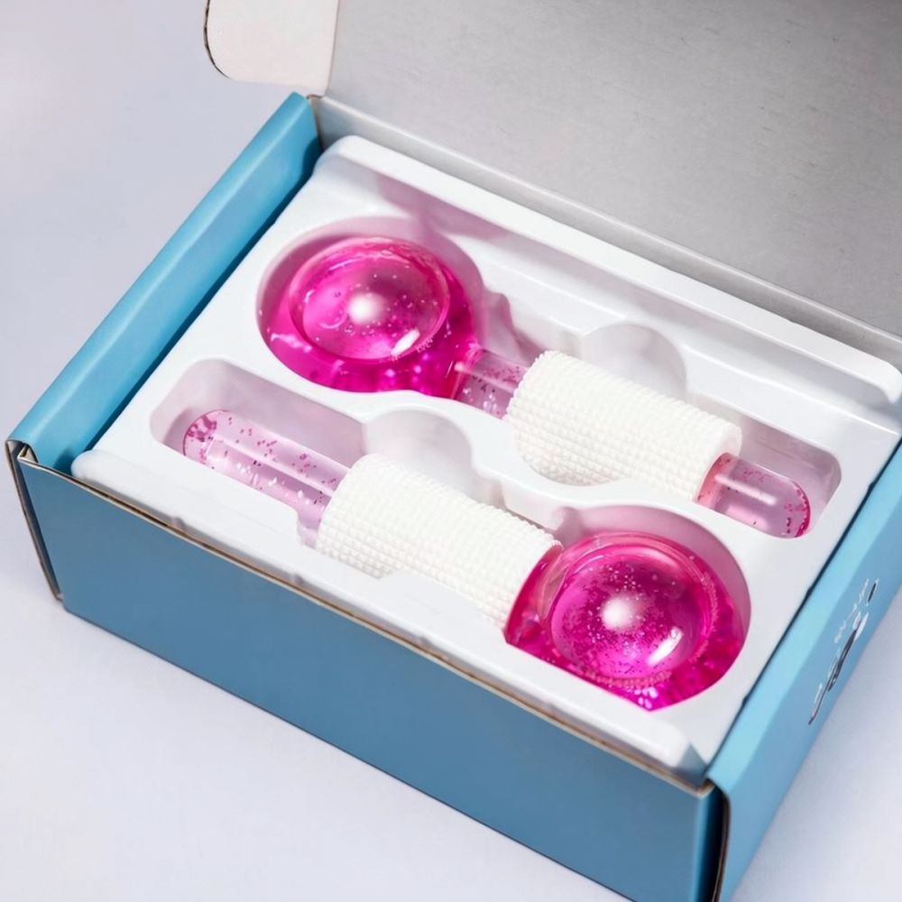 顔のマッサージ用冷却グローブ、クライオセラピーローラー、肌の - Face Ice Roller Puffiness のレビューと価格