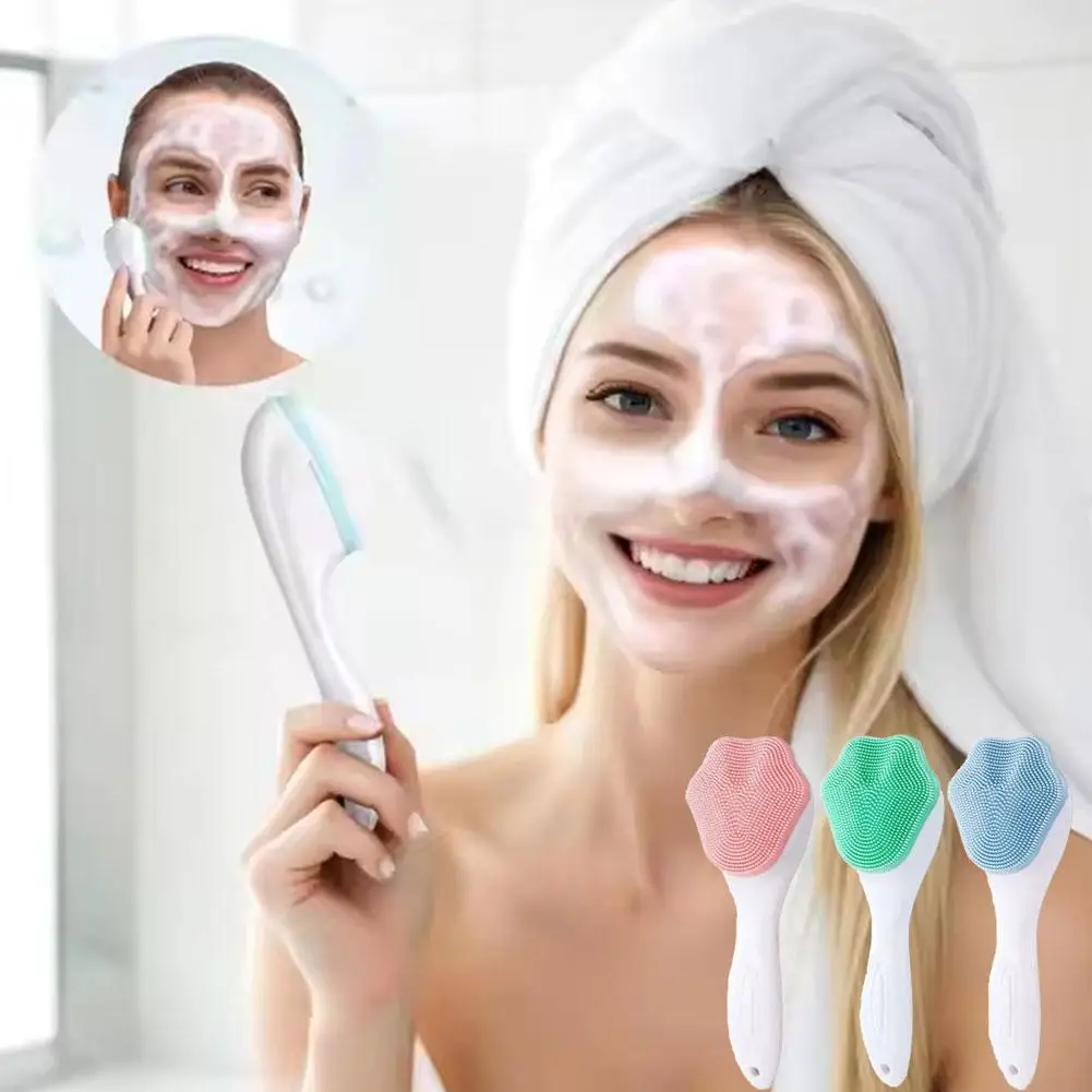 シリコン製洗顔ブラシ、手動式フェイススクラバー、毛穴の汚れや - Silicone Face Scrubber Electric のレビューと価格