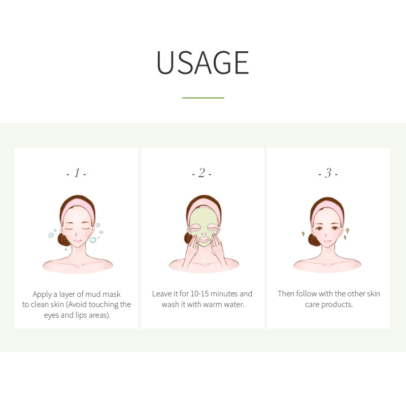 LAIKOU 7個入り抹茶グリーンクレイ泥パック ナイトフェ - Green Tea Cleansing Clay Mask のレビューと価格