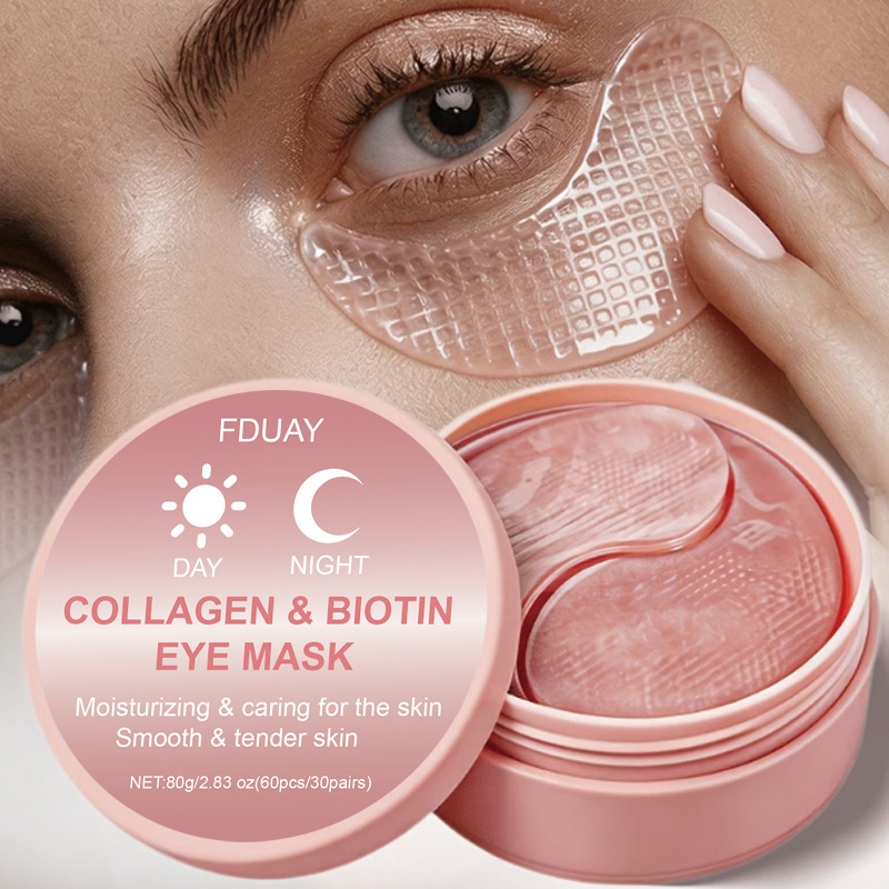 FDUAY ビオチンコラーゲン デュアルエフェクト アイパッ - Collagen Under Eye Patches のレビューと価格