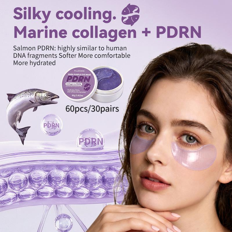 PDRNアイマスク 60枚入り 30ペア、サーモン由来のPD - Collagen Under Eye Patches のレビューと価格