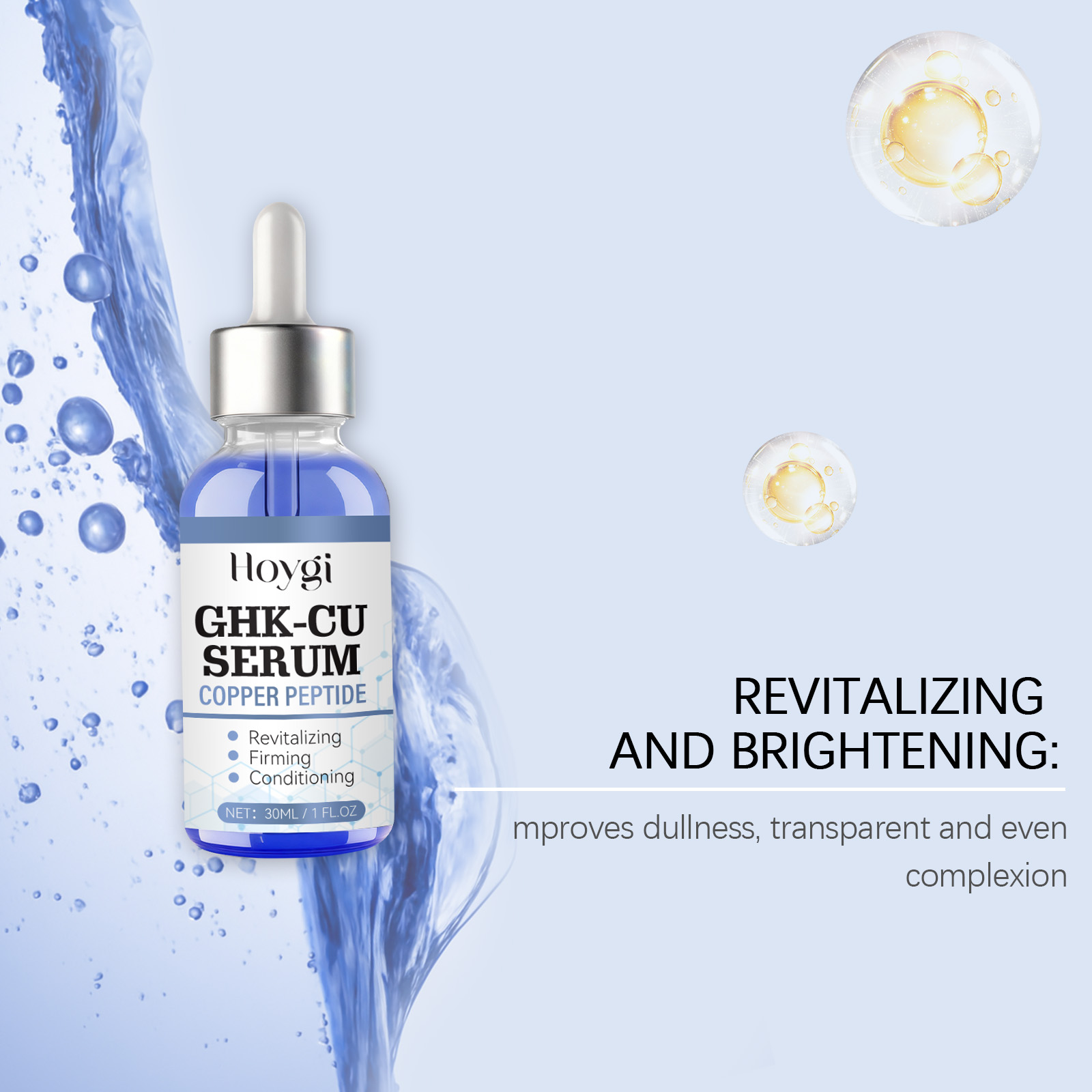 30 ミリリットル銅ペプチド血清 GHK-Cu フェイスファ - Hyaluronic Acid Facial Serum のレビューと価格
